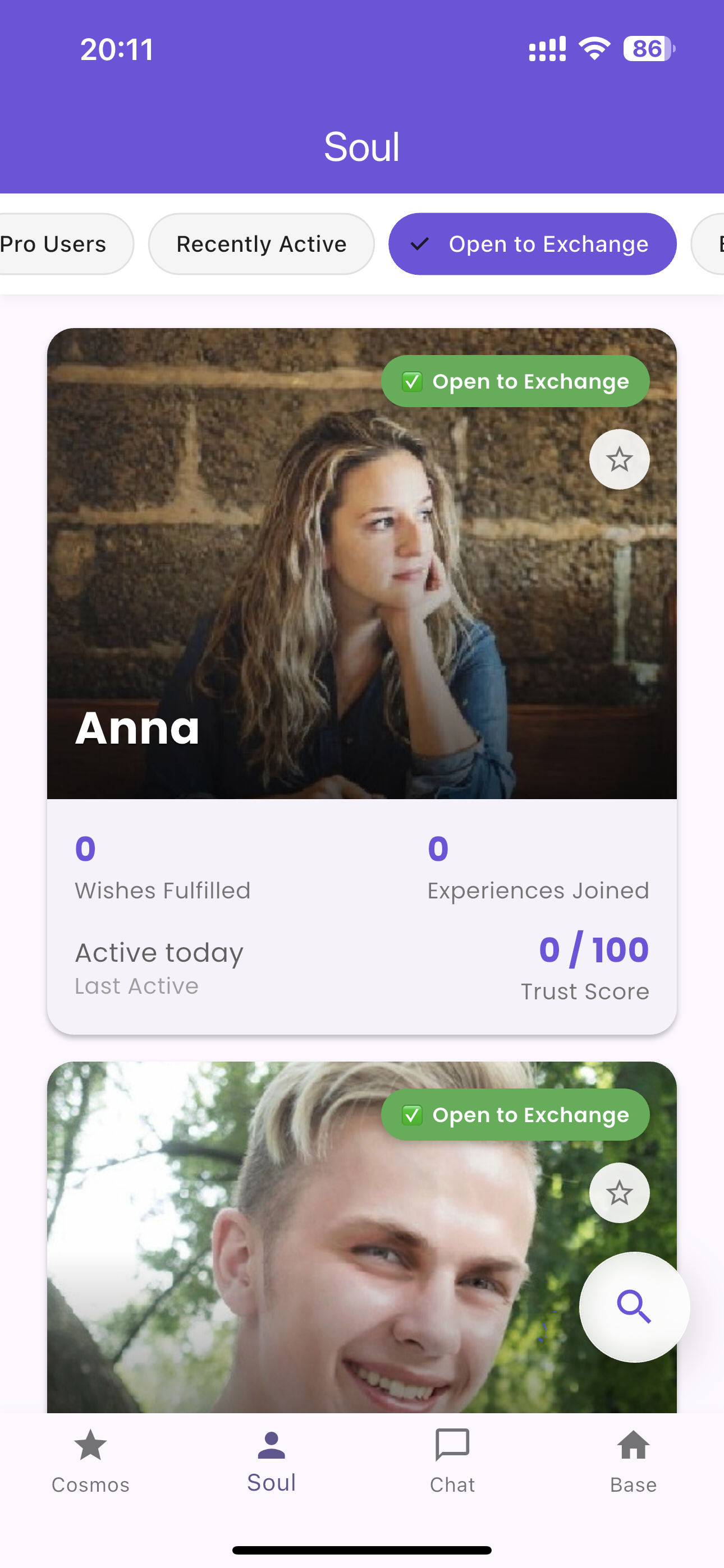 CosmoSoul App Interface 3